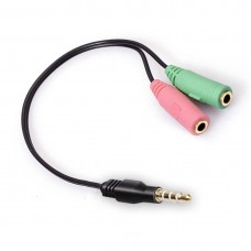 ADAPTADOR AUDIO DIVISOR 1 JACK M - 2 JACK H