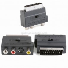 CONVERSOR EURO CONECTOR - 3 RCA