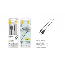 CABLE CARGA USB JACK 5,5x2,5