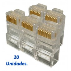 CONECTOR RJ45 PACK 20