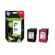 HP NEGRO + COLOR 302